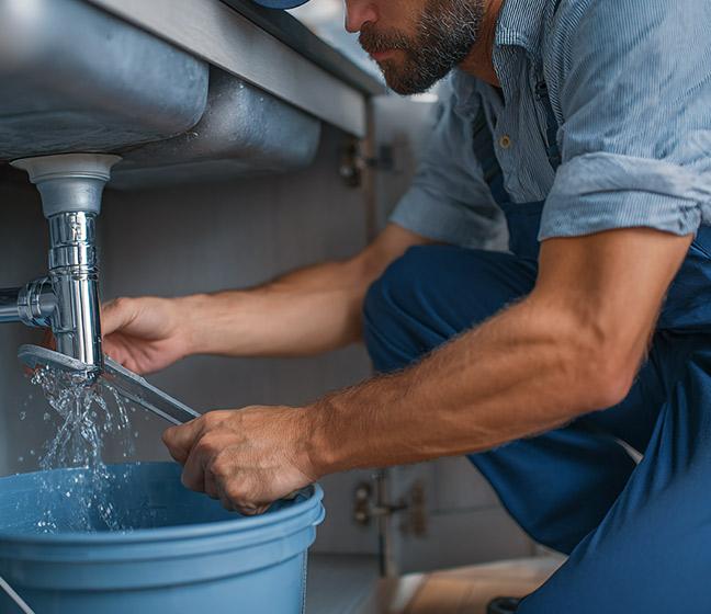 travaux de dépannage de plomberie